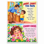 Johny Johny! Yes Papa, Chubby Cheeks Chart